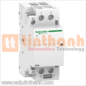 A9C20842 - Khởi động từ ICT 2P 40A 2NO 220VAC - Schneider TT