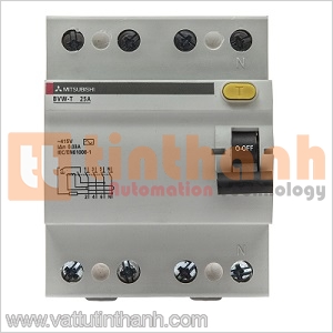 BVW-T 4P 80A 30M F - BVWT 4P 80A 30M F - Cầu dao chống dòng rò (RCCB) Mitsubishi