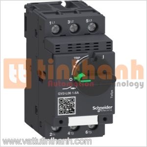 GV2L06 - Cầu dao bảo vệ Motor Tesys GV2 1.6A Schneider