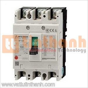 NF125-HGV 3P 90-125A - NF125HGV 3P 90125A - Cầu dao tự động dạng khối (MCCB) Mitsubishi