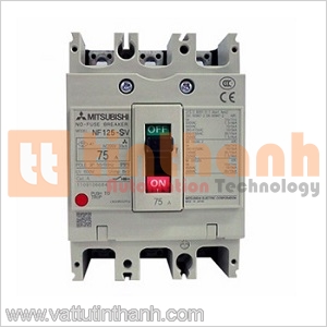 NF125-SV 3P 90A - NF125SV 3P 90A - Cầu dao tự động dạng khối (MCCB) Mitsubishi