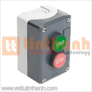 XALD215 - Dark grey station 1 Green/Red Ø22 Schneider