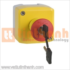 XALK188G - Yellow station 1 Red mushroom - Schneider TT