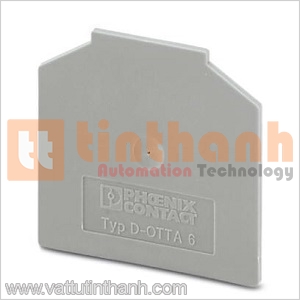 0790417 - Nắp chặn cuối (End cover) D-OTTA 6 Phoenix Contact