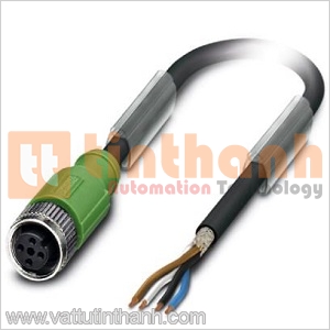 1500716 - Cáp sensor/actuator  SAC-4P-100-PUR/M12FS SH Phoenix Contact