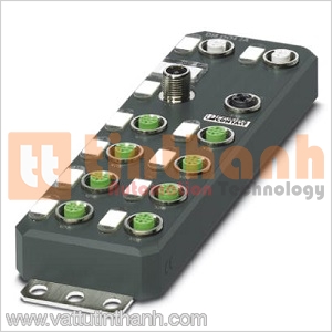 2701523 - Mô đun digital 8 input/ 4 output AXL E EC DI8 DO4 2A M12 6P Phoenix Contact