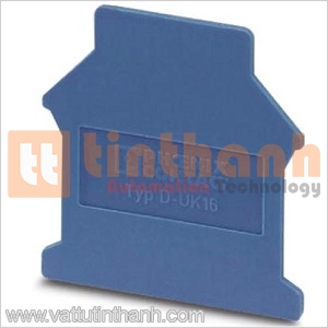 3006108 - Nắp chặn cuối (End cover) D-UK 16 BU Phoenix Contact