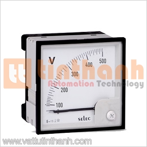 AM-V-3-N (96X96) - Đồng hồ kim đo điện áp Selec