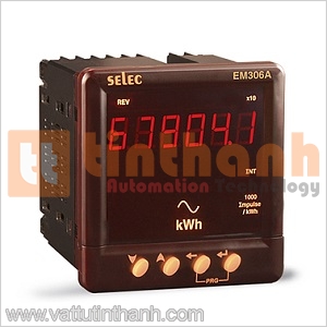 EM306-A (96x96) - Đồng hồ đo điện năng Selec