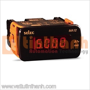 MA12-75mV-DC (48x96) - Đồng hồ đo dòng điện dạng LED Selec