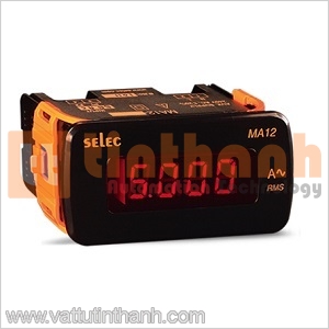 MA12-AC-2/20mA (48x96) - Đồng hồ đo dòng điện dạng LED Selec