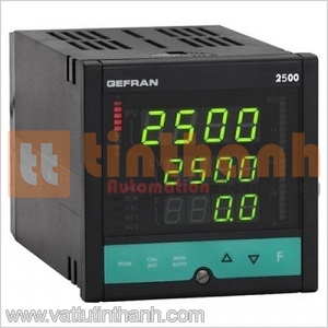 2500-0-0-0-0-0-1 - Bộ điều khiển nhiệt độ 2500 PID 96x96mm Gefran