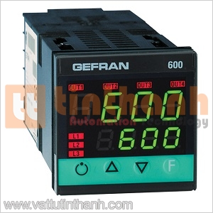 600-R-R-R-0-1 - Bộ điều khiển nhiệt độ 600 PID 48x48mm Gefran