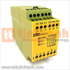 774310 - Relay an toàn PNOZ X3 24VAC 24VDC Pilz