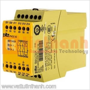 774318 - Relay an toàn PNOZ X3 230VAC 24VDC Pilz