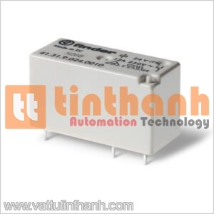 413191104010 - PCB relay (nPDT) 110V 1 cực 12A - Finder TT
