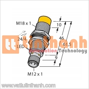 NI15U-M18M-VP6X - Cảm biến tiệm cận - Turck TT