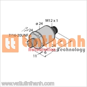 PT20PSIG-1005-U1-H1141/X - Bộ chuyển đổi áp suất - Turck TT