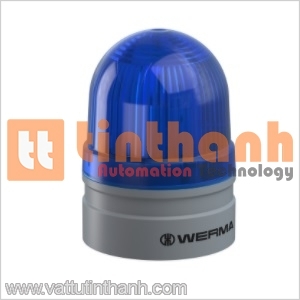 260.510.75 - Đèn tín hiệu Mini Ø62mm Blue IP66 WERMA