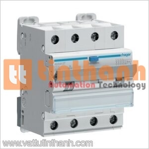 AEX413T - Cầu dao RCBO 4P 10kA C-13A 100mA A Hager
