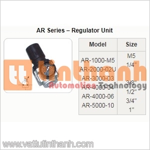 AR-3000-03 - Bộ điều chỉnh (Regulator) AR 3/8" - STNC TT