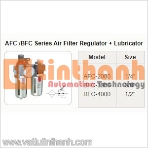 BFC-3000 - Bộ điều chỉnh bộ lọc + bôi trơn 3/8" - STNC TT