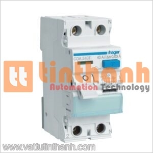 CDA225T - Cầu dao RCCB 2P 25A 30mA A Hager