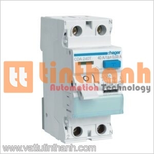 CDA240T - Cầu dao RCCB 2P 40A 30mA A Hager