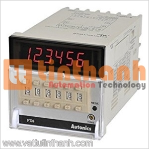 FX6 - Bộ đếm - Counter đồng hồ cơ 6 số 72x72mm Autonics