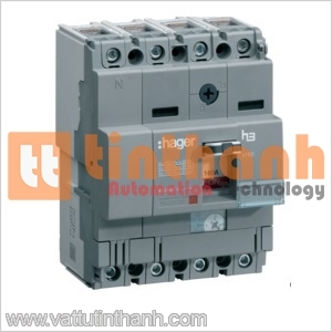 HHA081U - Cầu dao MCCB h3 x160 TM 4x80A 25kA Hager