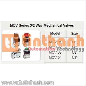 MOV 03 - Van cơ khí MOV 3/2 way 1/8" - STNC TT
