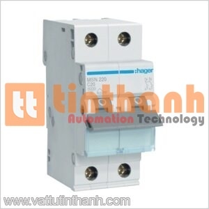 MSN206 - Cầu dao MCB 2P 6kA C-6A 2M Hager