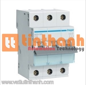 MSN325 - Cầu dao MCB 3P 6kA C-25A 3M Hager