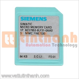 6ES7953-8LF31-0AA0 - 6ES79538LF310AA0 - Thẻ nhớ 64 KB S7-300 Siemens