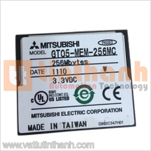 GT05-MEM-256MC - GT05MEM256MC - Thẻ compact Flash dung lượng 256 MB Mitsubishi