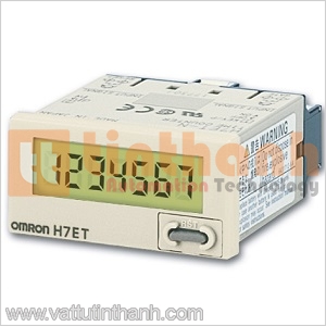 H7ET-N - H7ETN - Bộ đếm hiển thị H7ET LCD 7 Số Omron