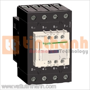 LC1DT80AJD - Khởi động từ Tesys D 4P AC-1 80A 12VDC Schneider