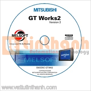 SW1DNC-GTWK3-E - SW1DNCGTWK3E - Phần Mềm GT WORKS Mitsubishi