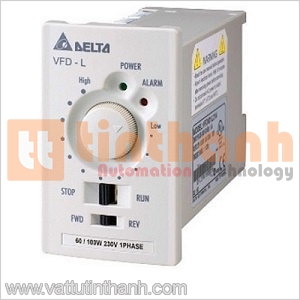 VFD001L21B - VFD001L21B - Biến tần VFD-L Single-Phase 200V~240VAC 0.1KW Delta