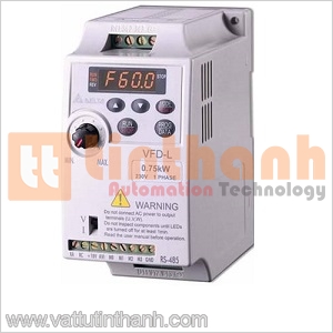 VFD002L21B - VFD002L21B - Biến tần VFD-L Single-Phase 200V~240VAC 0.2KW Delta