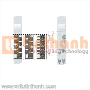 IL2302-B528 - Mô đun Coupler Box 4 digital inputs / 4 digital outputs