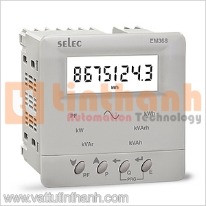EM368-C (96x96) - Đồng hồ đo điện năng Selec