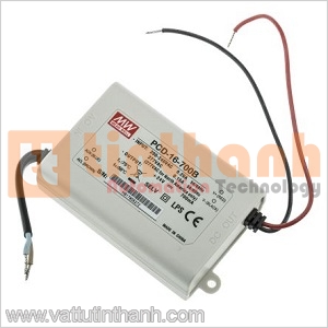 PCD-16-700B - Bộ nguồn AC-DC LED 0.7A 16-24VDC Mean Well