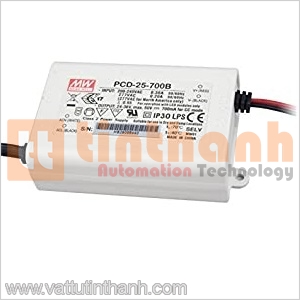 PCD-25-350B - Bộ nguồn AC-DC LED 0.35A 40-58VDC Mean Well