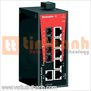 1240920000 - Bộ chia mạng Ethernet IE-SW-BL08T-6TX-2SC Weidmuller