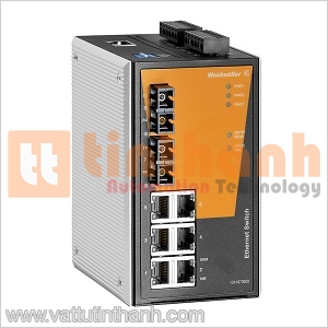 1241070000 - Bộ chia mạng Ethernet IE-SW-PL08M-6TX-2SC Weidmuller