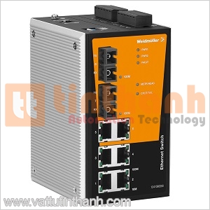 1241090000 - Bộ chia mạng Ethernet IE-SW-PL08M-6TX-2SCS Weidmuller