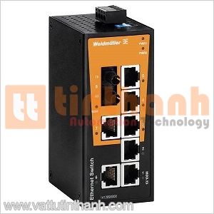 1412090000 - Bộ chia mạng Ethernet IE-SW-BL08-7TX-1ST Weidmuller