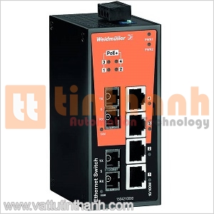1504210000 - Bộ chia mạng Ethernet IE-SW-BL06-4POE-2SC Weidmuller