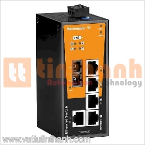 1504250000 - Bộ chia mạng Ethernet IE-SW-BL06-1TX-4POE-1SC Weidmuller